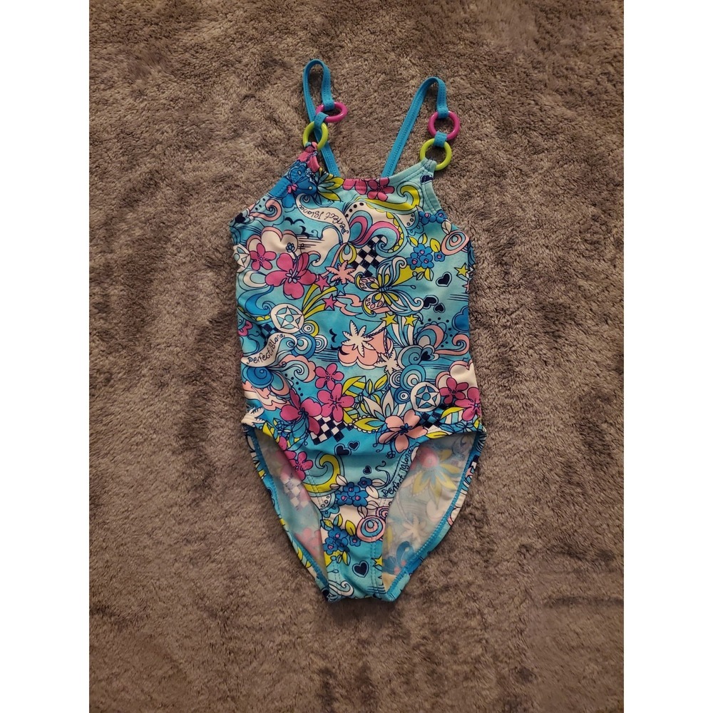 Joe Boxer girls 4/5T one piece swimsuit